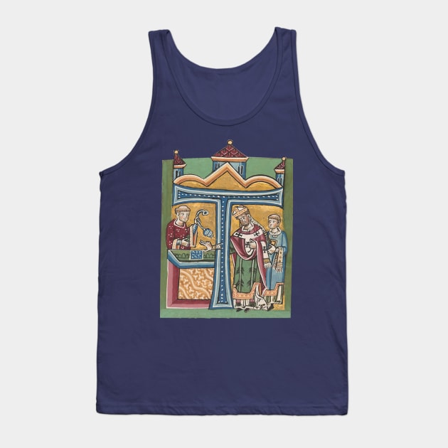 Illuminated Initial T Tank Top by Artimaeus